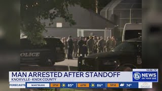 Man arrested after standoff with Knoxville Police on West Inskip Drive