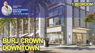02 Layout | Burj Crown | 1-Bedroom | Downtown | Dubai Property