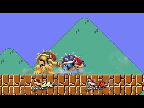 Super Smash Bros For Wii U Bowser VS False Bowser