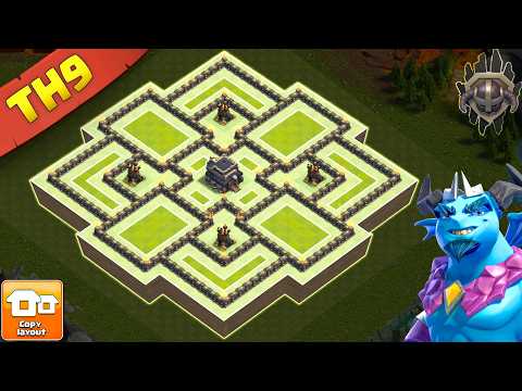 TH9 Base That SHUTS DOWN Attackers!