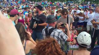 Felice Brothers live acoustic at WXPN Festival &quot;Frankie&#39;s Gun&quot; 7/23/2016