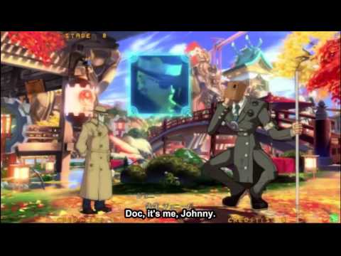 GGXrd Revelator: Episode mode clips from Sol, Faust, Johnny, Bedman