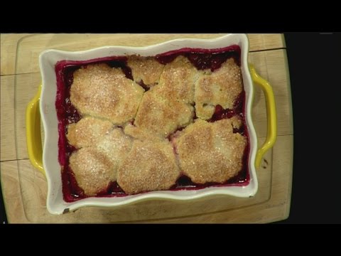 Mass Appeal Cherry cobbler and cherry gazpacho soup