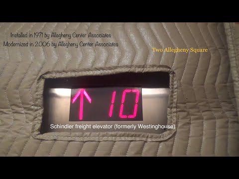 Westinghouse/Schindler High-Speed Freight Elevator @ Two Allegheny Square - Pittsburgh, PA