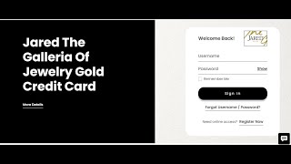 How to Login Jared Credit Card Account to Manage Jared Credit Genesis