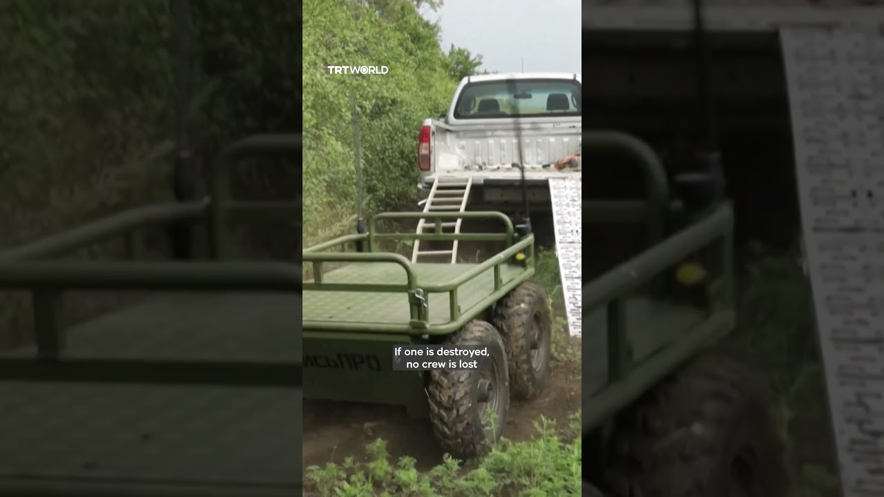 Ukraine deploys ground robots to evacuate wounded, attack trenches, expands drone exports