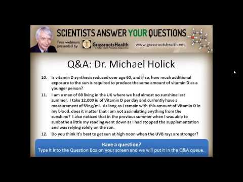 Dr. Michael Holick - Vitamin D: Sun or Supplement?