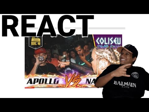 (REACT) NABRISA X APOLLO - PRIMEIRA FASE - BATALHA DO COLISEU - TRAPFUNK