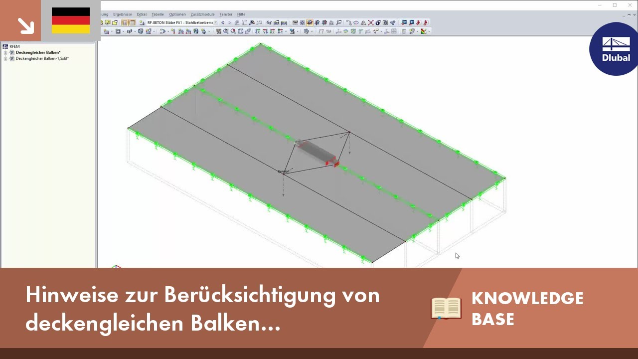 KB 001663 | Hinweise zur Berücksichtigung von deckengleichen Balken...