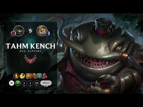 Tahm Kench Support vs Bard - KR Grandmaster Patch 12.6