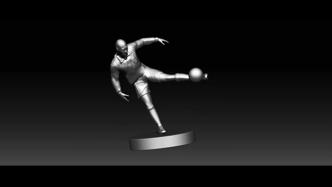 Zidane 3D Print Model