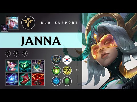 Janna Support vs Rell - KR Challenger Patch 25.23