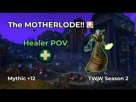 The MOTHERLODE!! +12 | Discipline Priest Healer POV | WoW M+