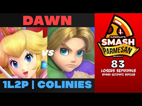Dawn vs 1L2P  colinies - Smash Ultimate Singles Losers Semifinals Smash Parmesan 83 - Peach vs Young