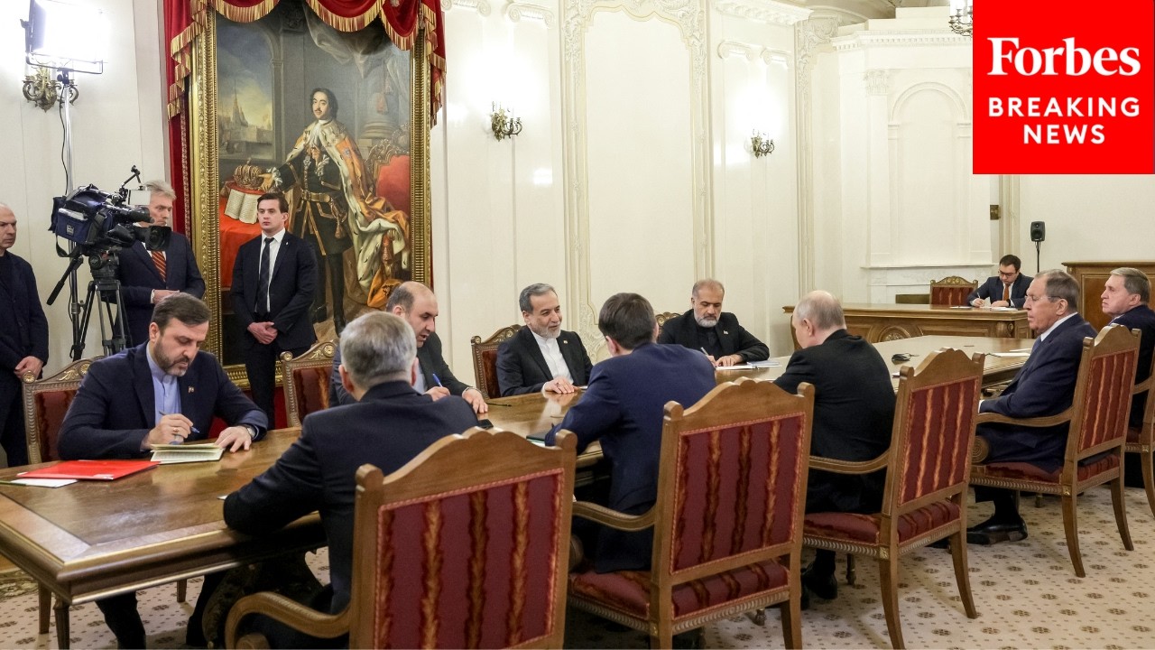 Video | Iranian Foreign Minister Abbas Araghchi Meets With Putin In Saint Petersburg