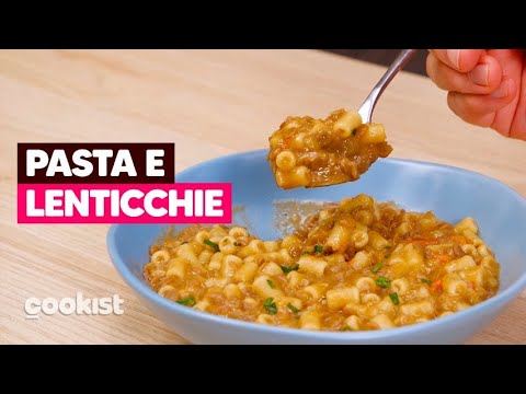 PASTA E LENTICCHIE: la ricetta VELOCE e CREMOSA😋