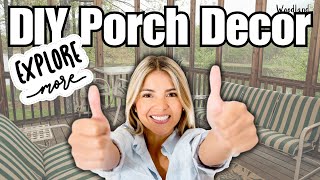 NEW Rustic Porch DIY Decor Ideas For NATURE LOVERS