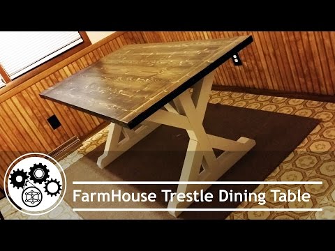 DIY Building Farmhouse Table