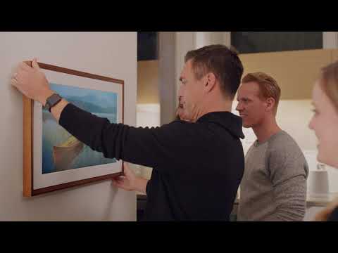 Digital Tavla Netgear Meural Canvas 27-tum Walnut Winslow