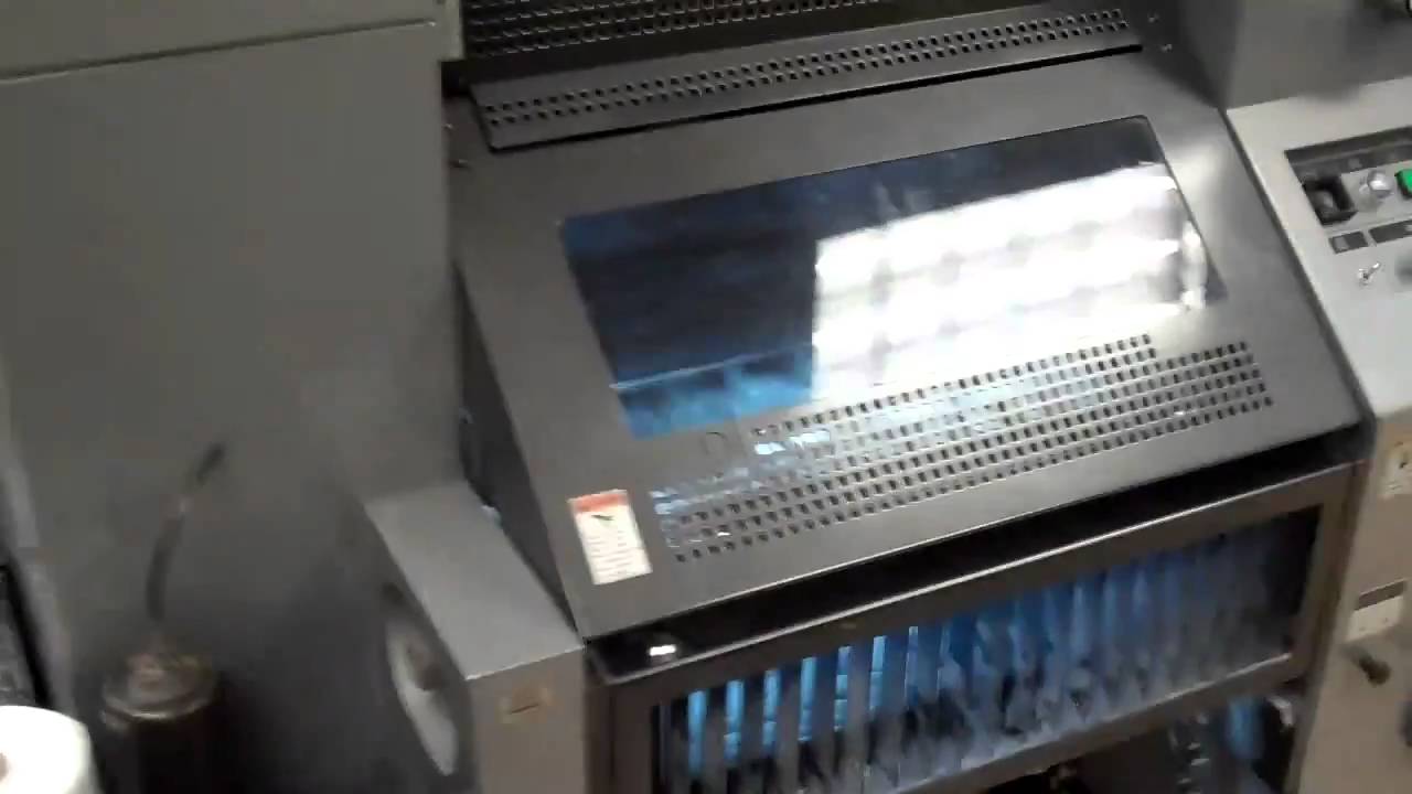Presstek 52DI digital four color offset press