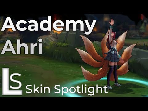 Academy Ahri - Skin Spotlight - League of Legends