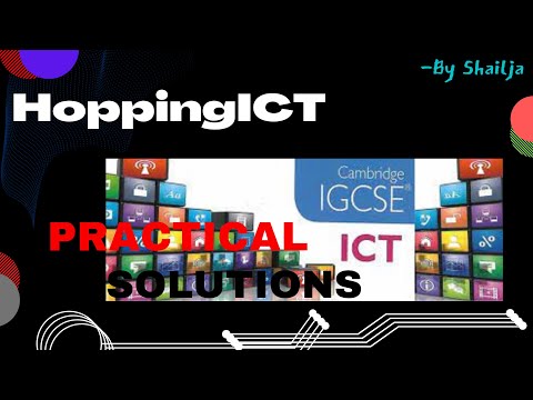 IGCSE ICT MAY.JUNE 2017 | PAPER 21 | MS WORD | SOLVED