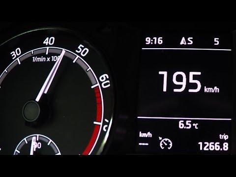 2018 Skoda Rapid Spaceback 1.0 TSI 110 PS MT 0-100 kmh kph 0-60 mph Tachovideo  Acceleration