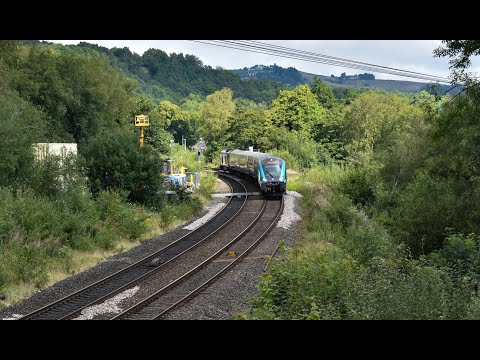 DRS Class 68 No. 68020 on 1U36 Scarborough - Manchester Piccadilly @ Heyrod on 17.08.23 - HD