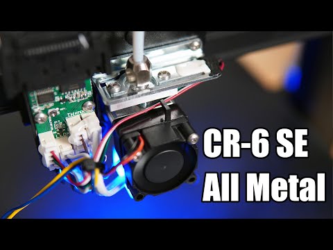 Micro Swiss All Metal Hotend Upgrade For Creality CR-6 SE 3D Printer Install