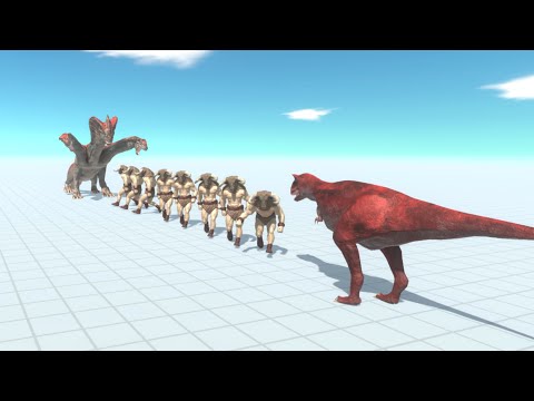 HYDRA & CARNOTOSAURUS vs UNITS - Animal Revolt Battle Simulator