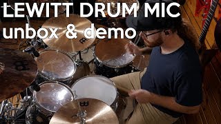 Lewitt Beat Kit Pro DRUM MIC PACKAGE demo & unbox