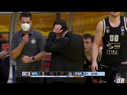 ABA Liga 2020/21 highlights, Round 13: Split - Partizan NIS (3.1.2021)