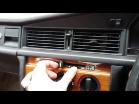 Mercedes Benz 190e Restoration Log #11 - Heater Motor Fitted!