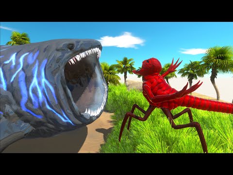 Titanus Red VS  Kaiju Monsters / Epic battles - Animal Revolt Battle Simulator