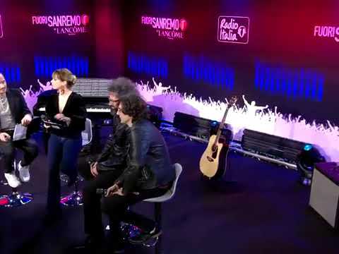 Ermal Meta e Simone Cristicchi a Radio Italia.