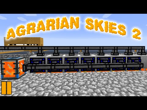 Minecraft Mods Agrarian Skies 2 - POWER GENERATION !!! [E11] (Modded Skyblock)