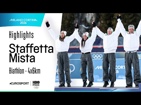🥈ITALIA d'ARGENTO! Wierer, Vittozzi, Hofer E Giacomel ON FIRE in staffetta! | #MilanoCortina2026