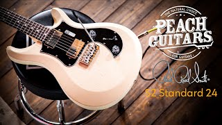 Video thumbnail for PRS S2 Standard 24 Satin - Antique White by Peach Guitars