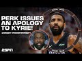KYRIE IRVING'S CAREER TRANSFORMED? 😤 Perk issues an apology! | First Take
