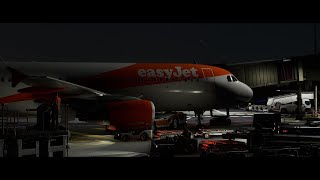 MSFS Live! Fenix Easyjet a320 - Newcastle to Luton