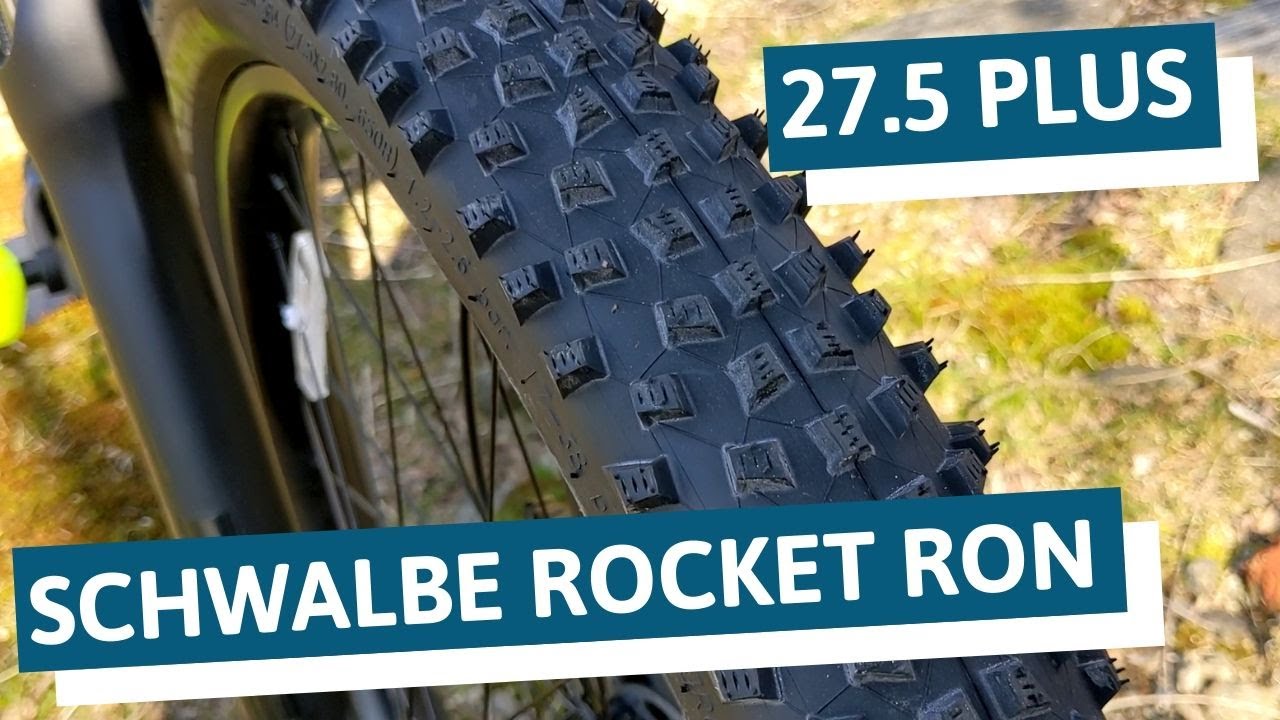 Watch video Plus Sized Speed - The Schwalbe Rocket Ron 27.5x2.8 Tubeless Plus Tire Feature Review and Weight Now Plus Sized Speed - The Schwalbe Rocket Ron 27.5x2.8 Tubeless Plus Tire Feature Review and Weight