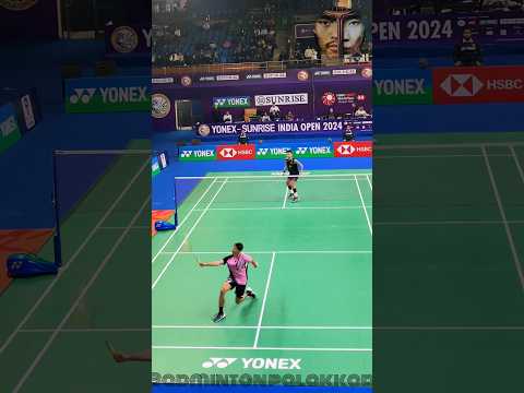 Lakshya Sen's Aggressive Finish at the end🤯🫡🔥🔥#badminton #lakshyasen #olympics2024