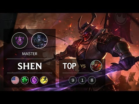 Shen Top vs Wukong - NA Master Patch 9.6