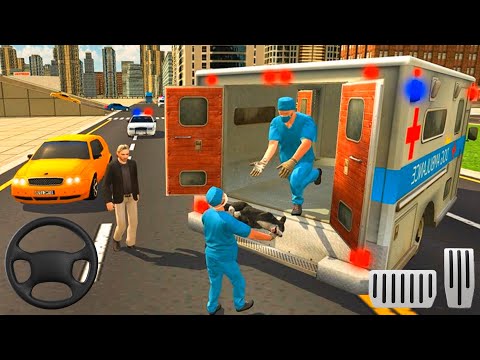Ambulance Injured Dog Rescue Simulator 3D | GamePlay Walktrough Part 1 ( Android )