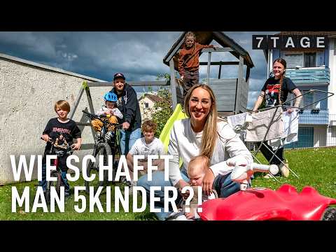 Familienleben XXL: Wie schafft man 5 Kinder?