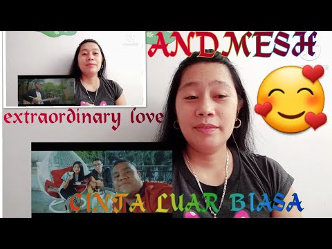 ANDMESH //CINTA LUAR BIASA//akustik(reaction video)singapore filipina