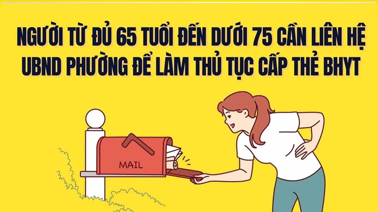 Người từ 65 đến 75 tuổi tại TPHCM liên hệ ngay UBND phường để cấp thẻ BHYT nhanh nhất
