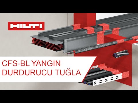 HILTI CFS-BL Yangın Durdurucu Tuğla - Kablo Tavaları