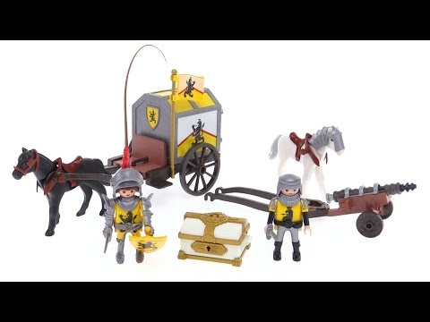 Playmobil Lion Knights' Treasure Transport review! 4874