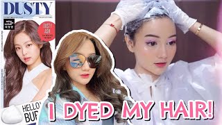 Download lagu I DYED MY HAIR AT HOME! | MISE EN SCÈNE HELLO BUBBLE (DUSTY ASH) mp3